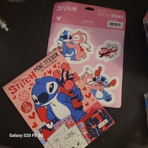 Disney Stitch Mini Sticker Activity Book and Decals
